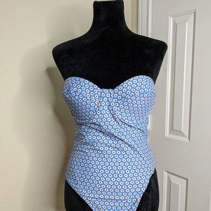 J.Crew Bandeau One-piece Bathing Suit